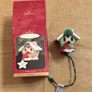 Hallmark Magic Birdhouse Ornament with Red and Green